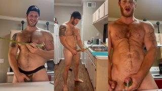 Verbal Otter Fingers And Fucks An Aloe Leaf Till He Cums – EroticAlways